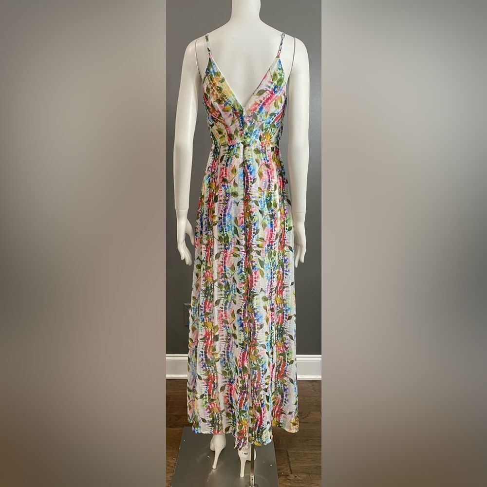 Blush Boutique Colorful Floral V-Neck Maxi Shorts/Dress Combo Size S - Picture 5 of 12